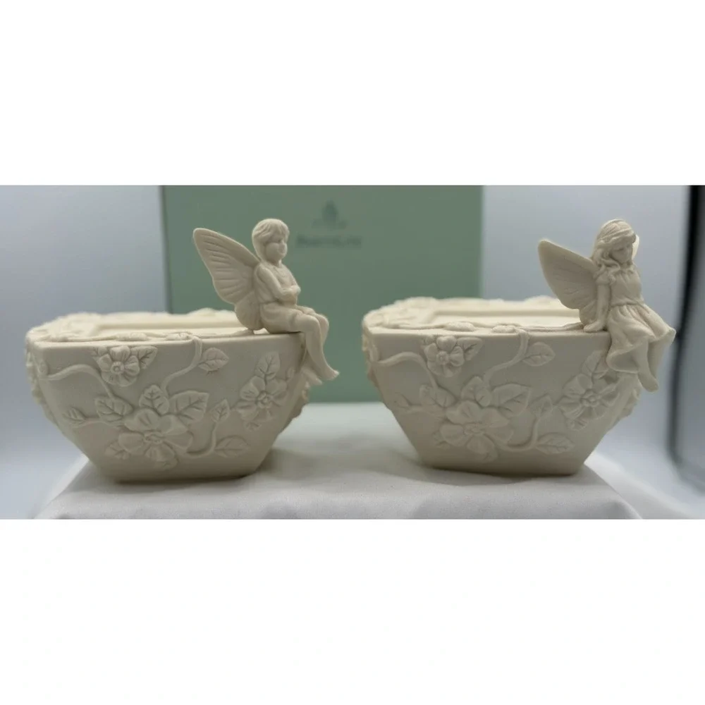 Partylite P7480 Enchantment Duo Fairy Candle Holders Set of 2 - NEW Open Box
